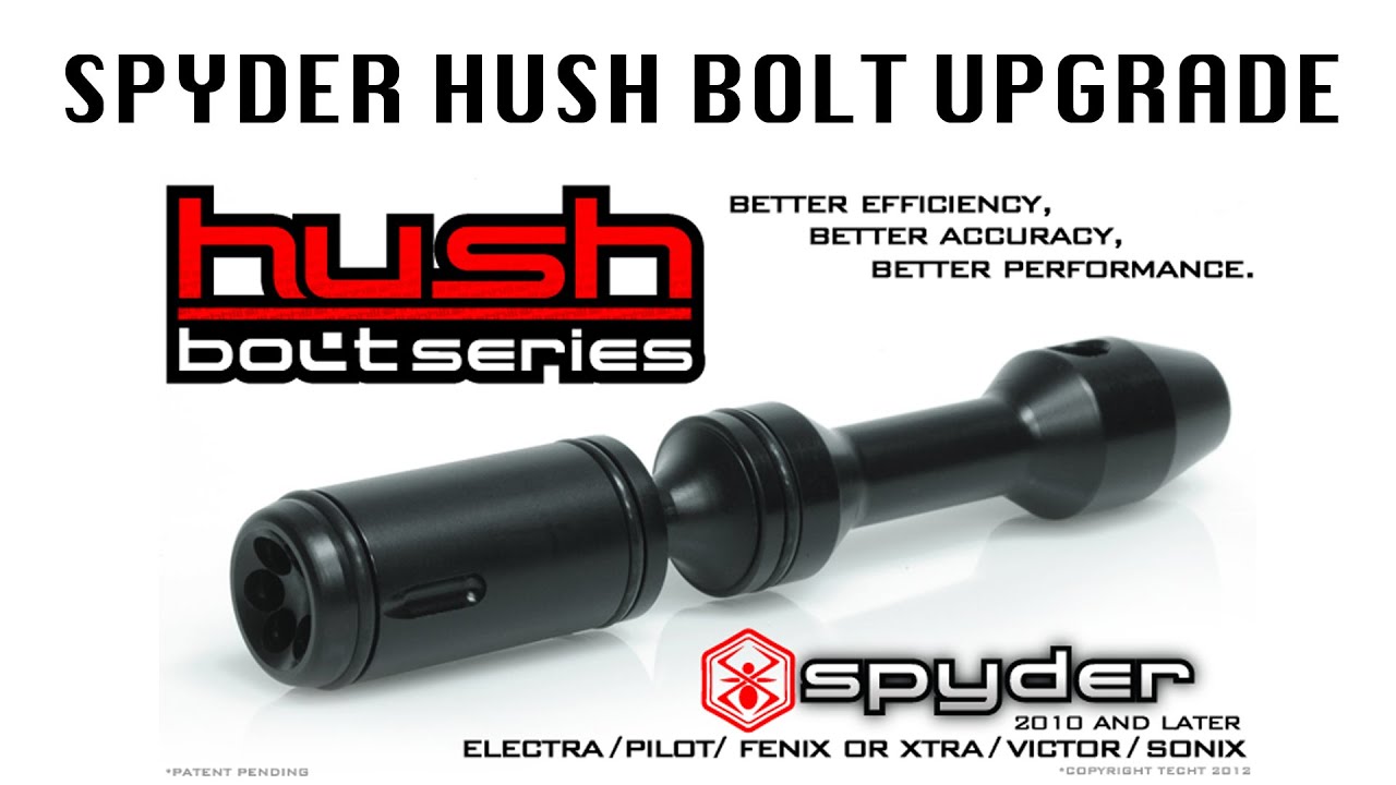 Kingman Spyder Hush Bolt Upgrade Demo by TECHT Paintball