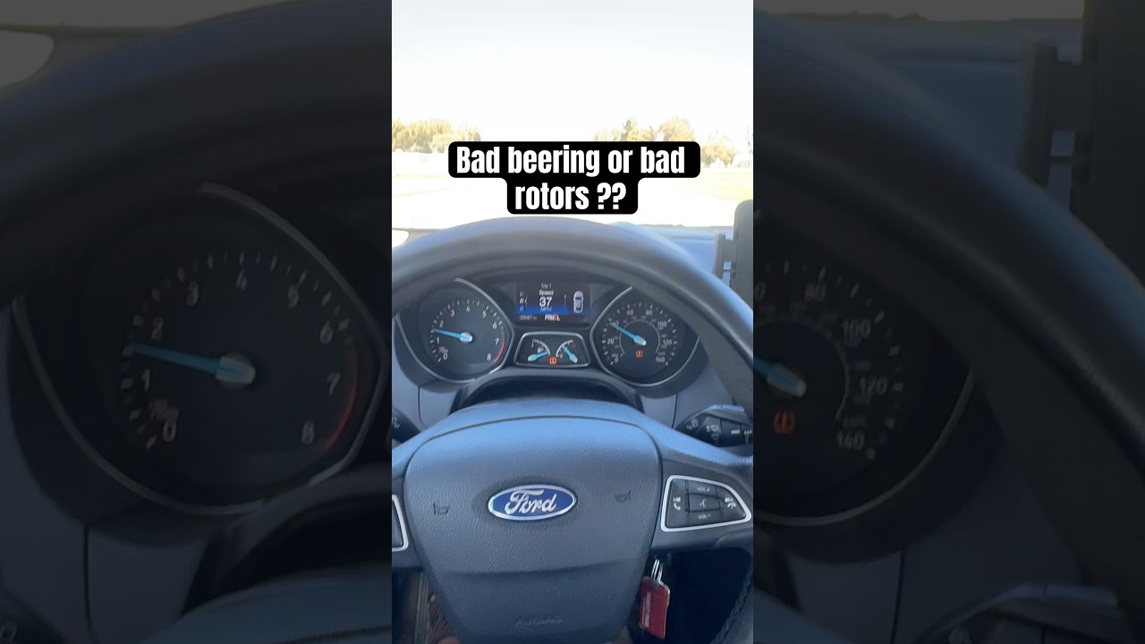 Ford Focus Se 2015 bad beering or bad rotors 
