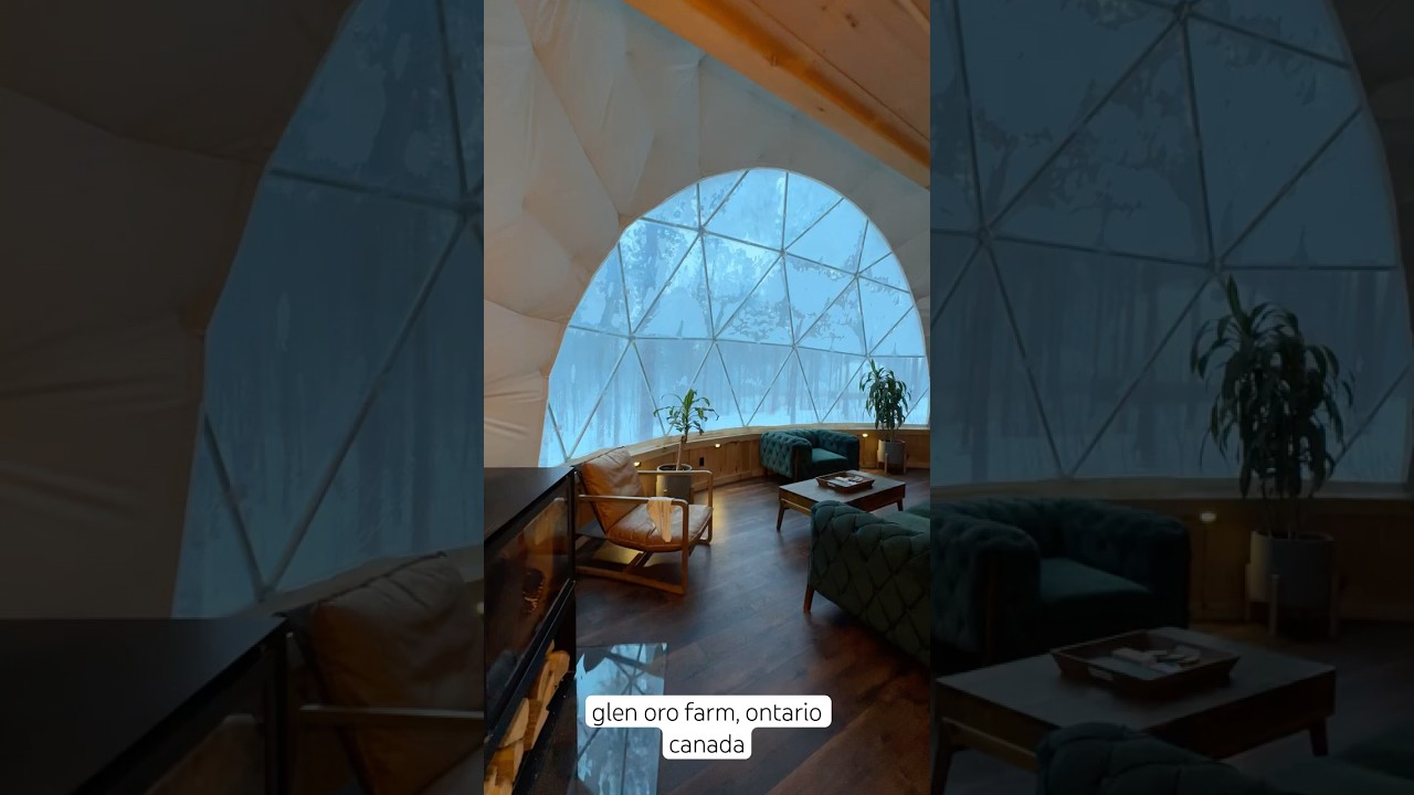 Travel Review | Glen Oro Farm Explorer Dome Tour!! We&rsquo;ve been here 3x!! #torontotodo #glenorofarm