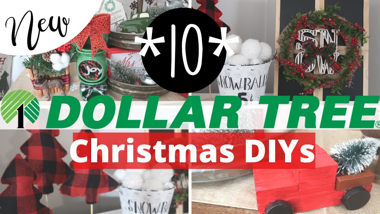 10 Dollar Tree Christmas DIYS 2019