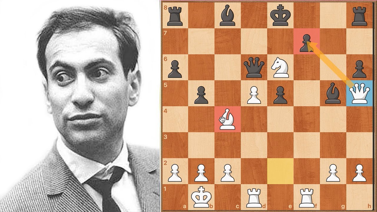 🔥 Mikhail Tal destroza a Bilek con 3 SACRIFICIOS de LEYENDA (1964)