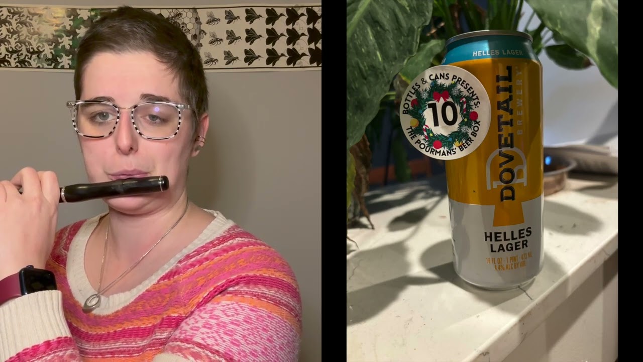 Beers and Flutes Advent 2023 - Day 10 | Dovetail Brewing Helles Lager