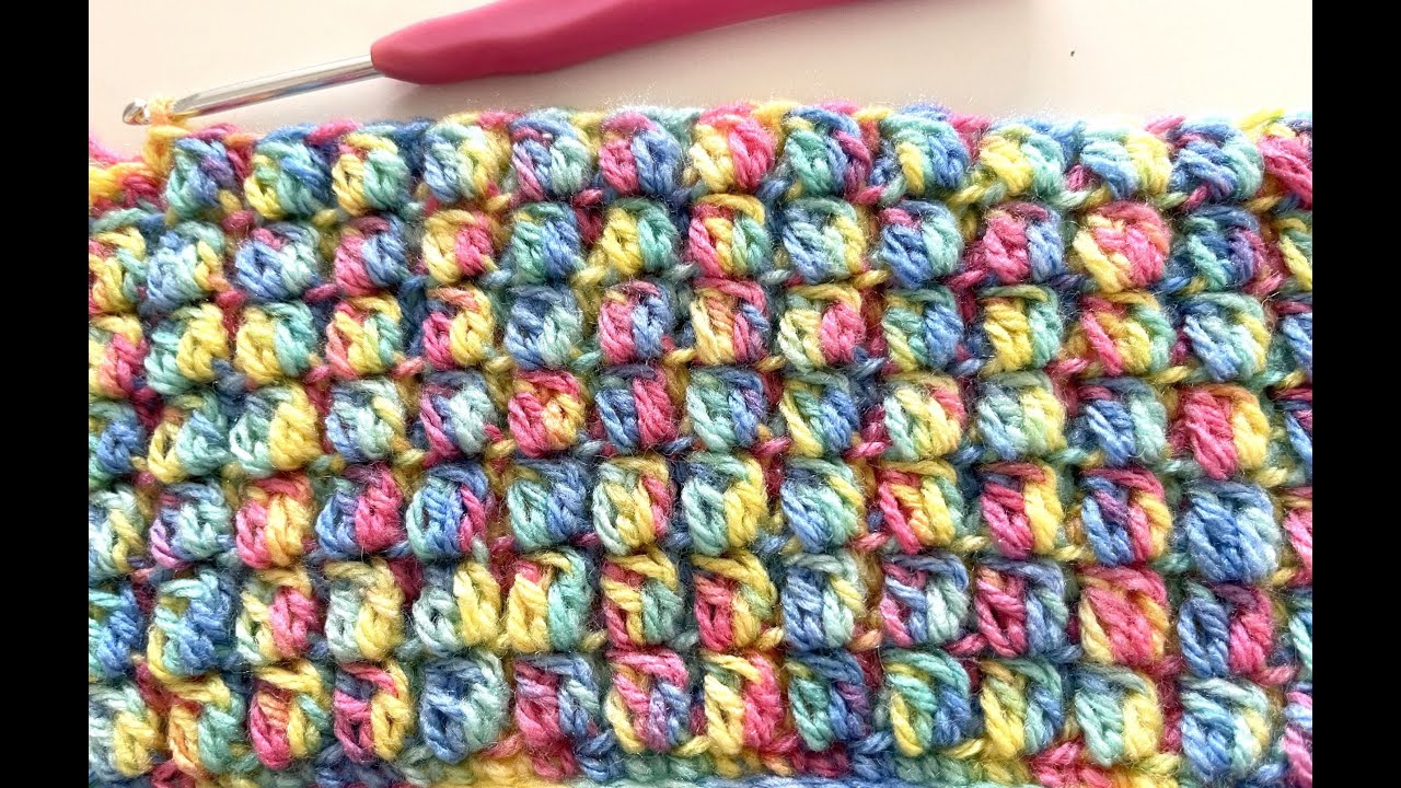 Beautifully Textured & Perfect Crochet Baby Blanket Pattern for beginners!