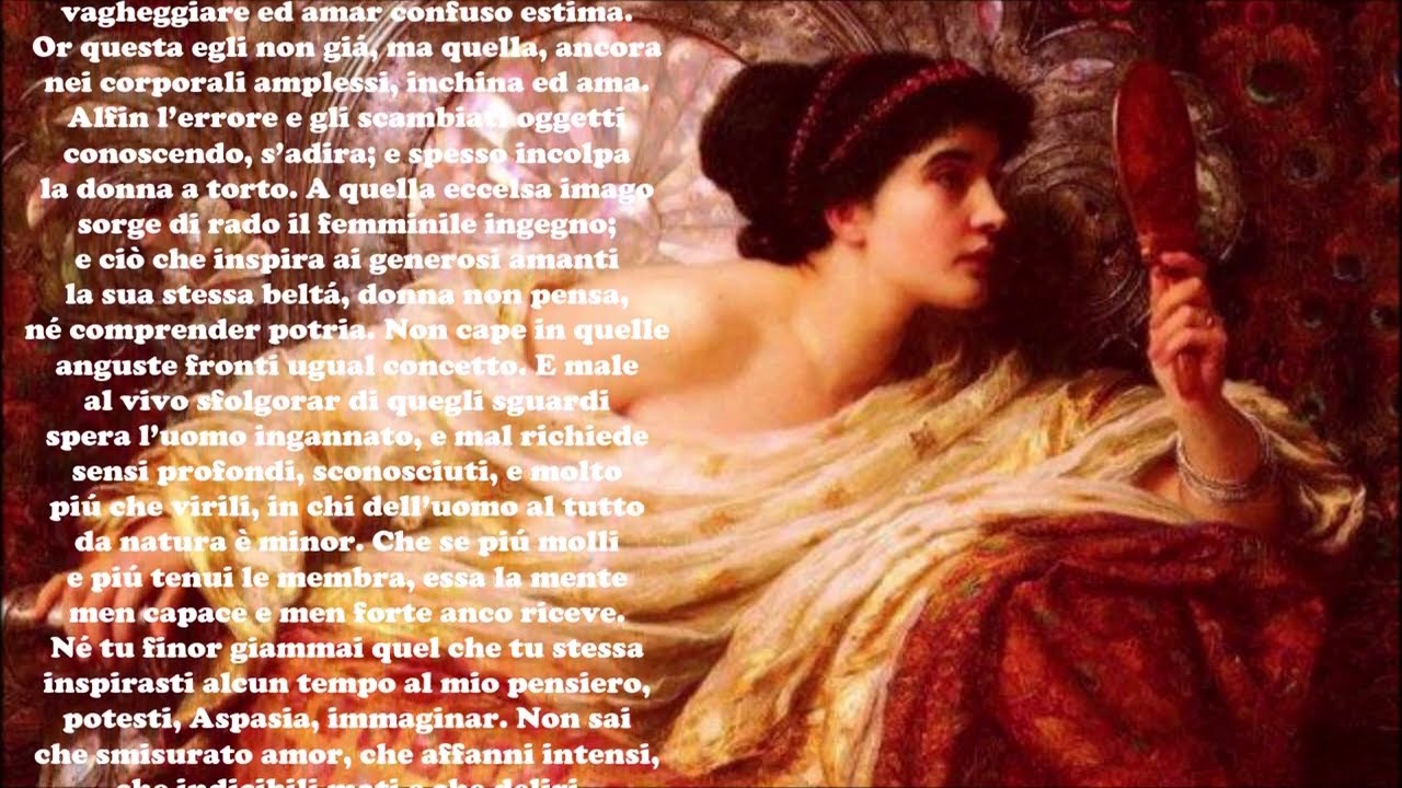 Giacomo Leopardi - ASPASIA - Le videopoesie di Gianni Caputo