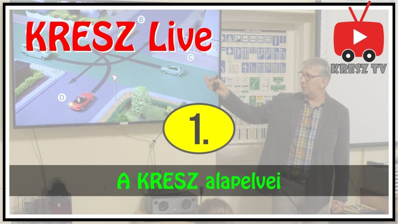 KRESZ tanfolyam Live - 1. - A KRESZ alapelvei