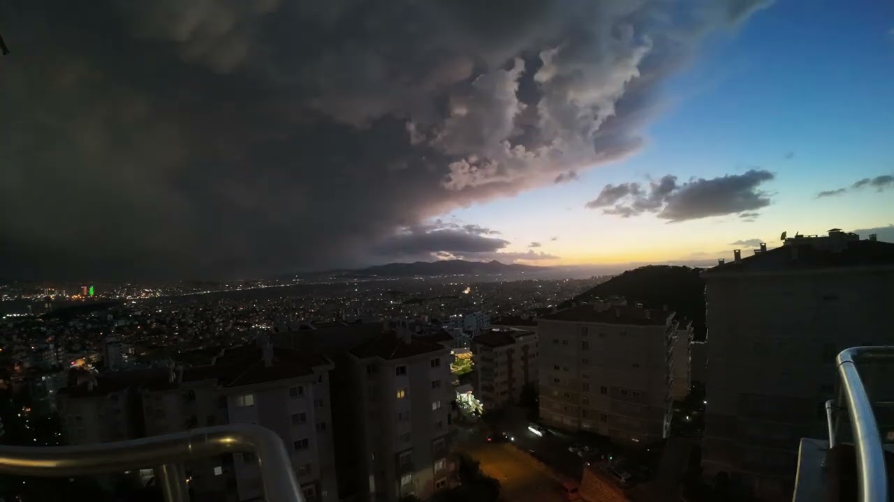 İzmir de gök delindi!! #izmir