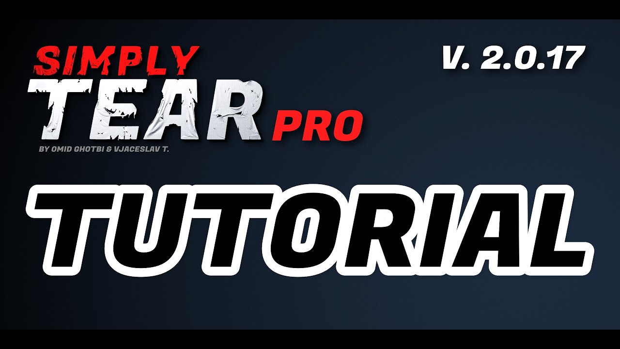 Simply Tear Pro v.2.0.17 - Учебное пособие