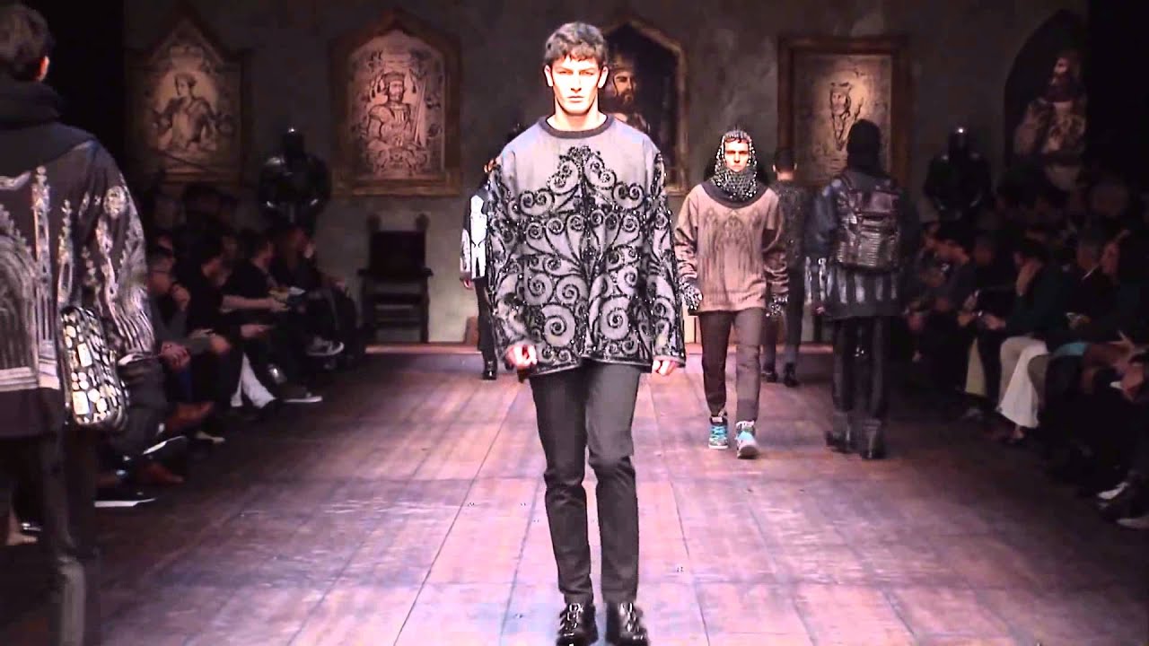 FashionSeason - Dolce&Gabbana Winter 2015 Mens Fashion Show