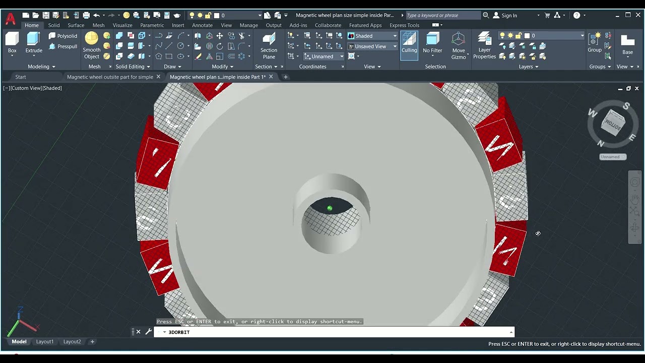 How to draw auto cad