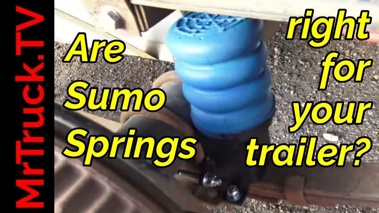 SumoSprings для вашего прицепа, лучшая езда, меньший вес для вашего прицепа.