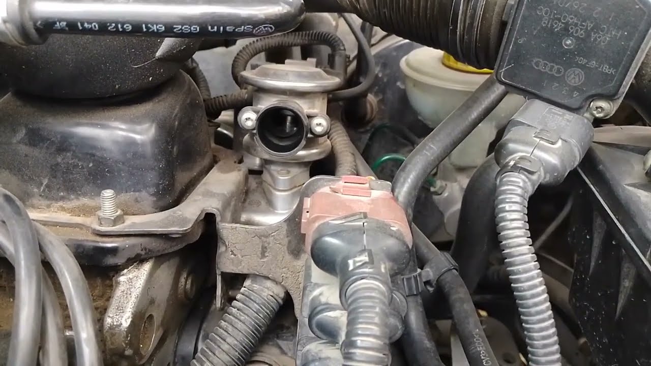 Seat Ibiza 1.6SR válvula aire secundario como se conecta y sus fallas