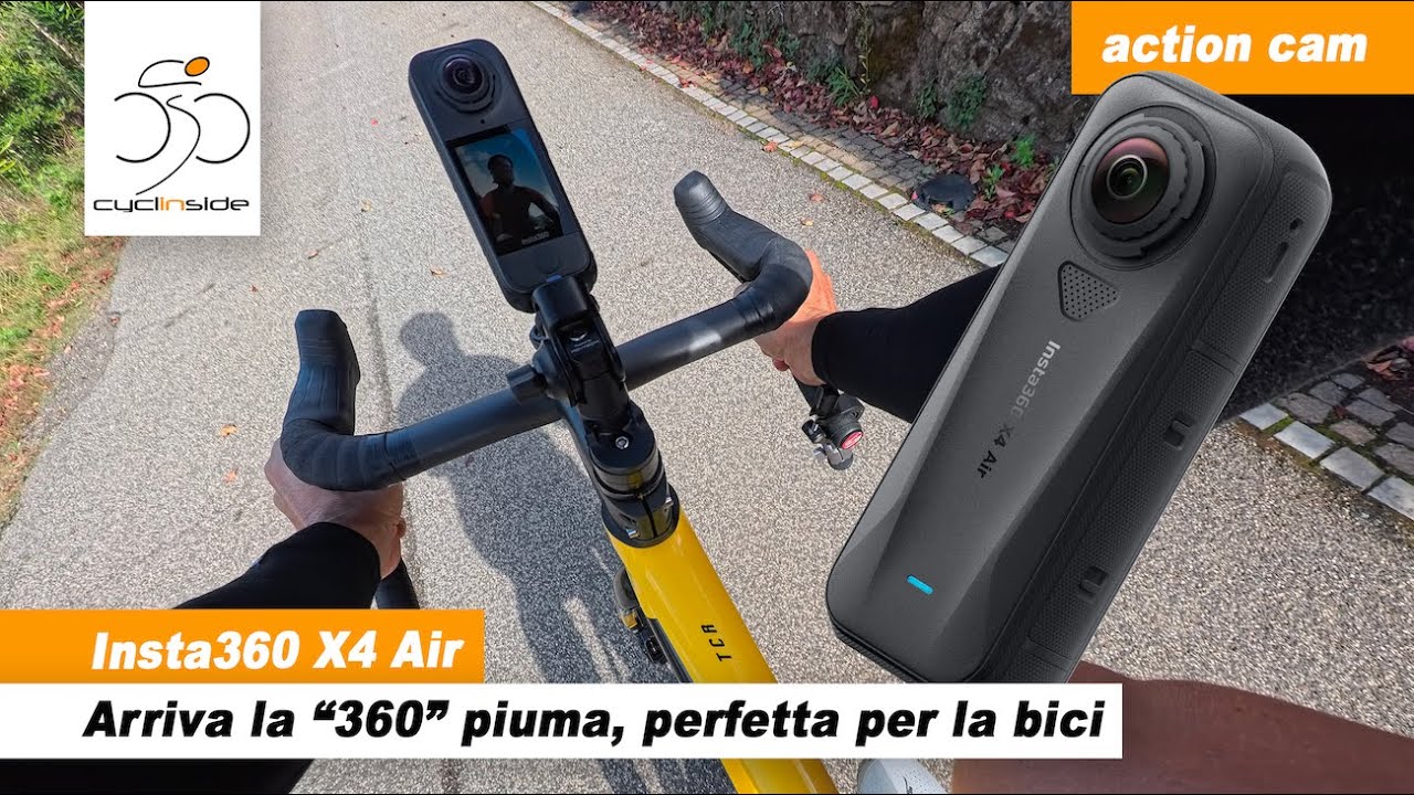 Insta360 X4 Air: l'alternativa piuma ed economica alla X5 è perfetta per la bici. Ecco il test