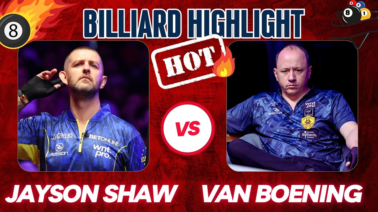 HIGHLIGHT | Jayson Shaw vs Shane Van Boening | Pool 9 | Race to 9 | Billiards Arena