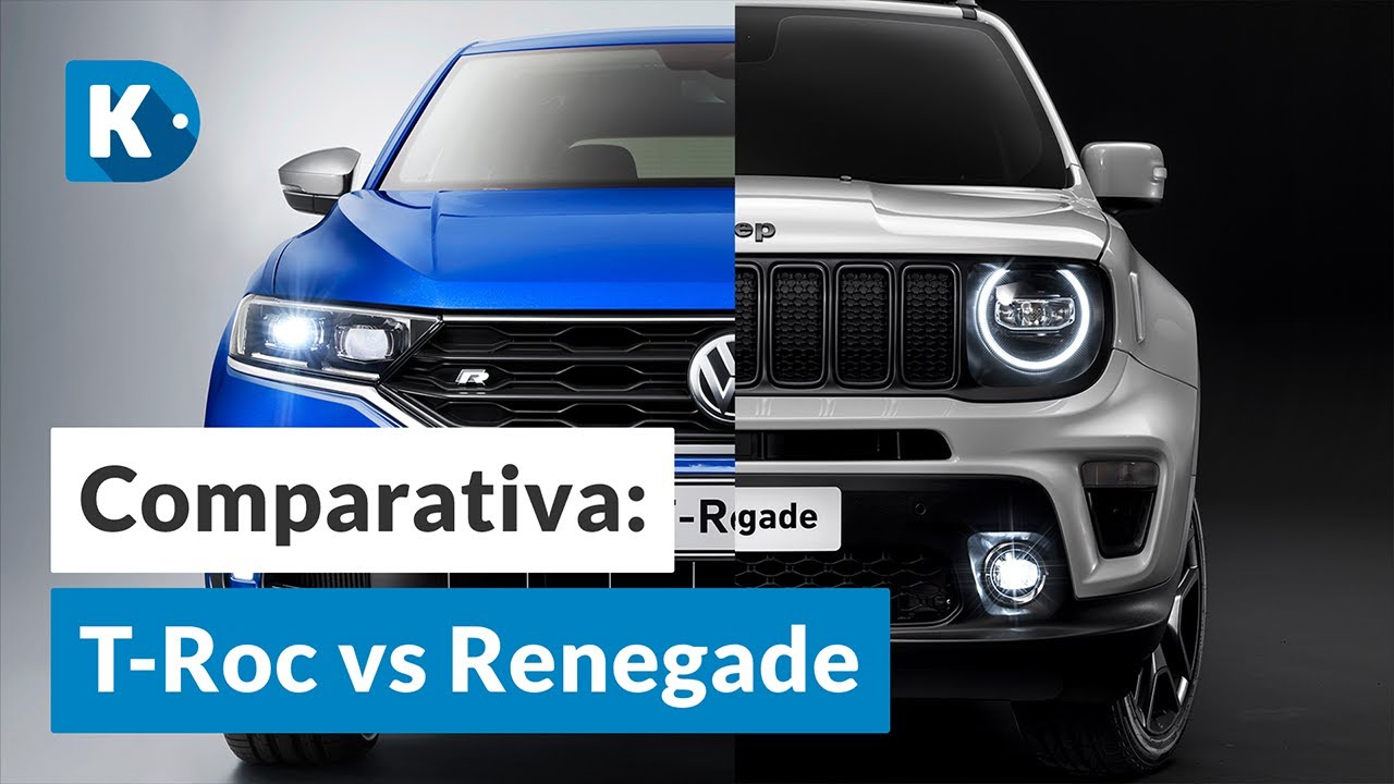 Volkswagen T-Roc vs Jeep Renegade: comparativa SUV compatti