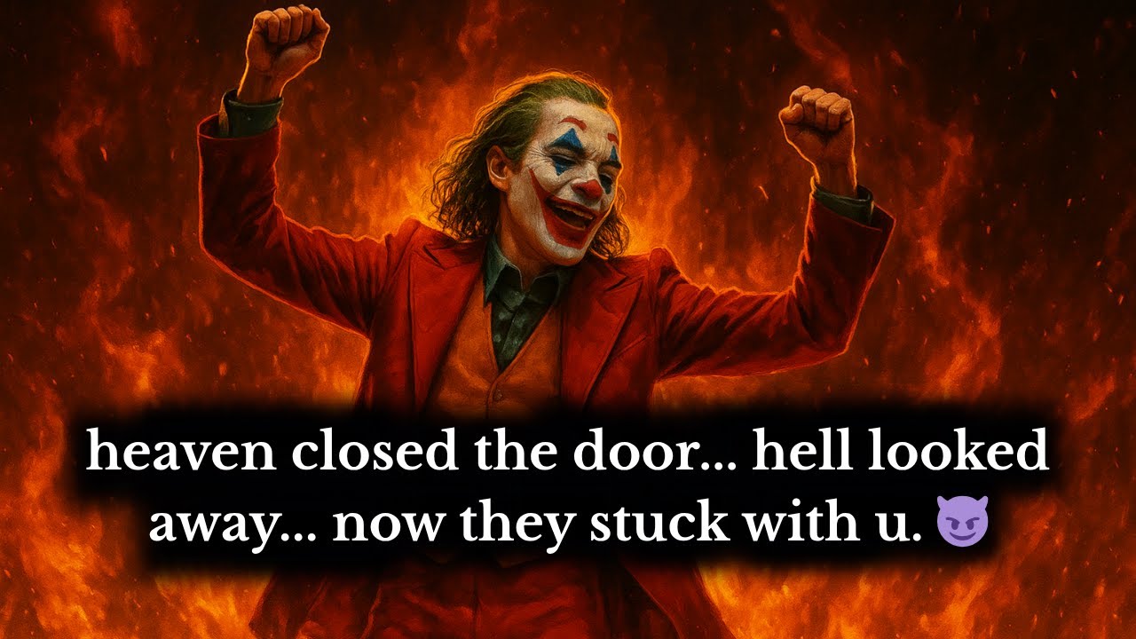 not heaven. not hell. just u… & that’s what scares them. 💀 - Joker Speech