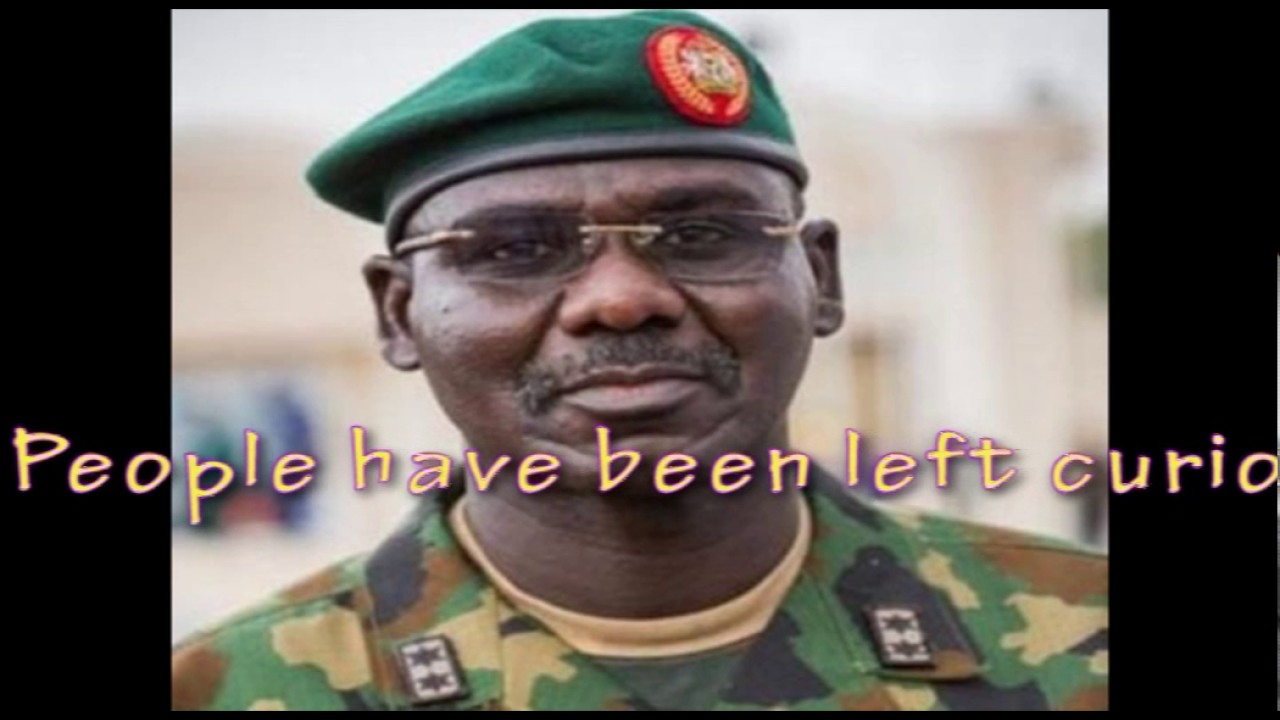 Chief of Army Staff, General Buratai Taking a Selfie with His Pet Snake