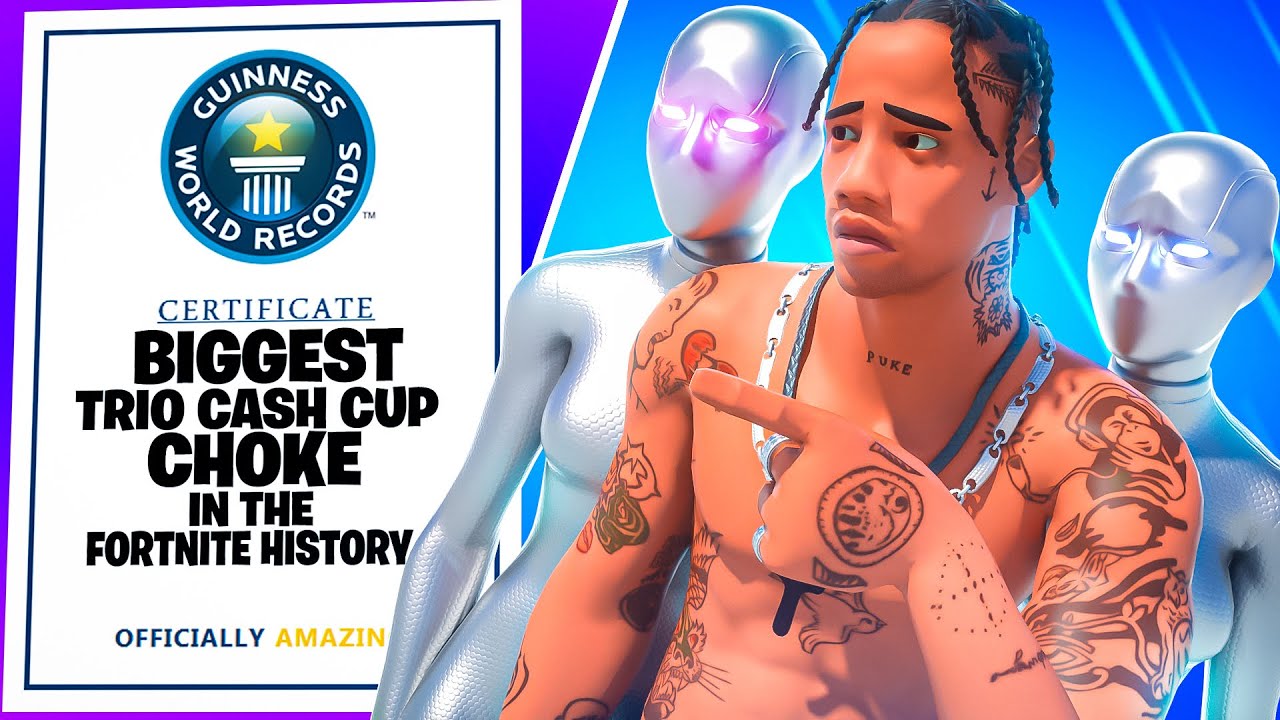 Biggest Trio Cash Cup Choke in Fortnite History... 😢