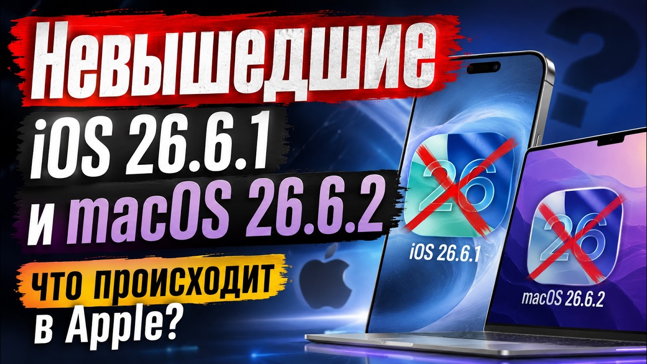 Невышедшие готовые iOS 26.6.1 и macOS 26.6.2 такого в Apple никогда небыло!