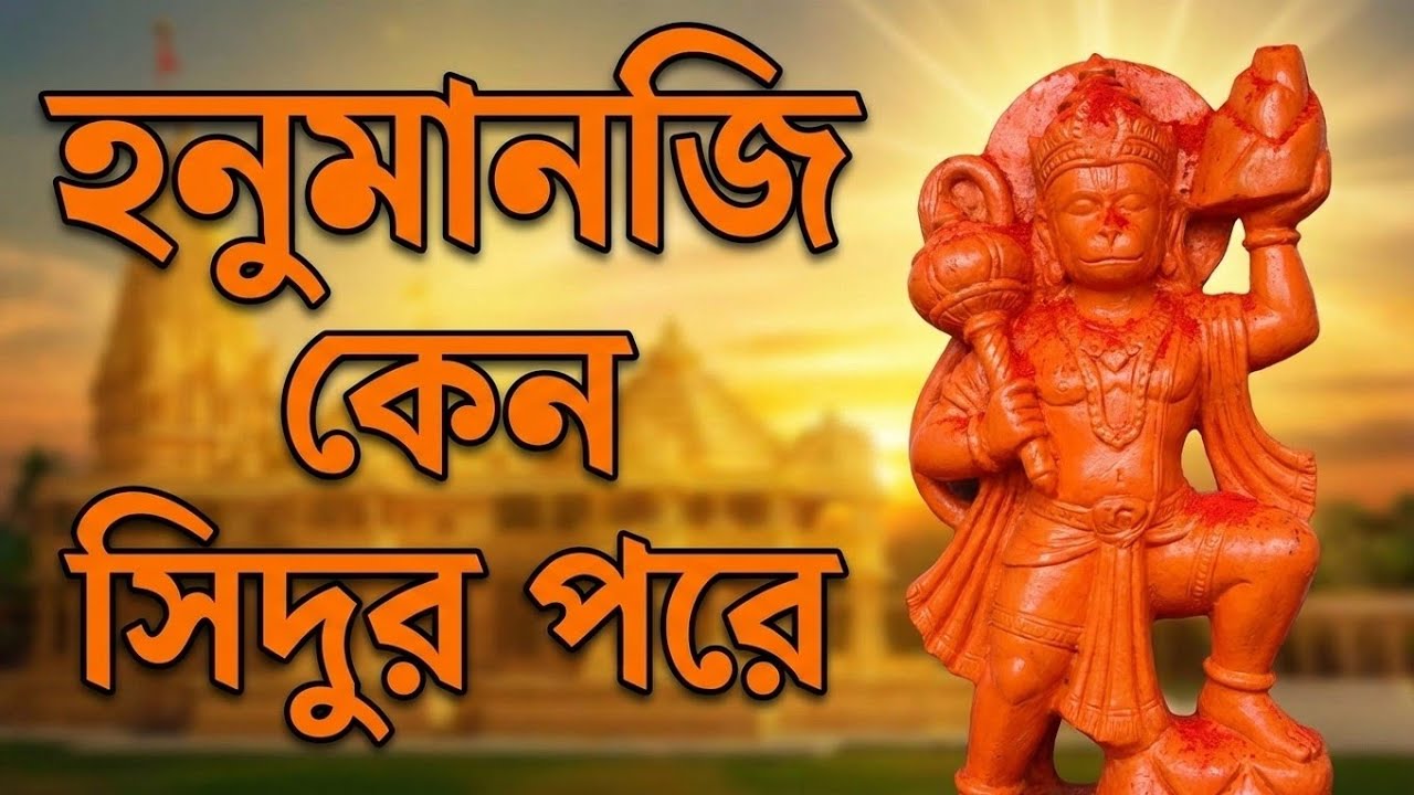হনুমানজির সিঁদুরের পেছনের অজানা কাহিনি | Hanumanji Bangla  Story..