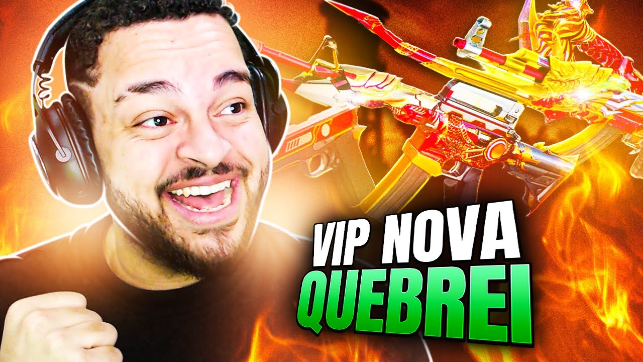QUEBREI NA RANKED COM A NOVA VIP - DRAGAO CORAL - CROSSFIRE!