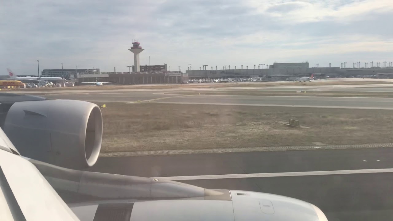ルフトハンザ Lufthansa A340-600 フランクフルト 着陸