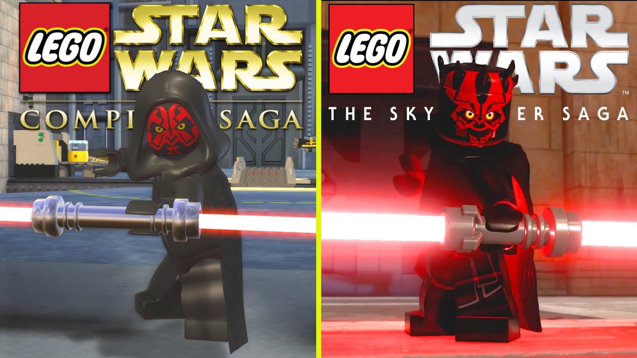Lego Star Wars The Skywalker Saga vs The Complete Saga Early Graphics Comparison