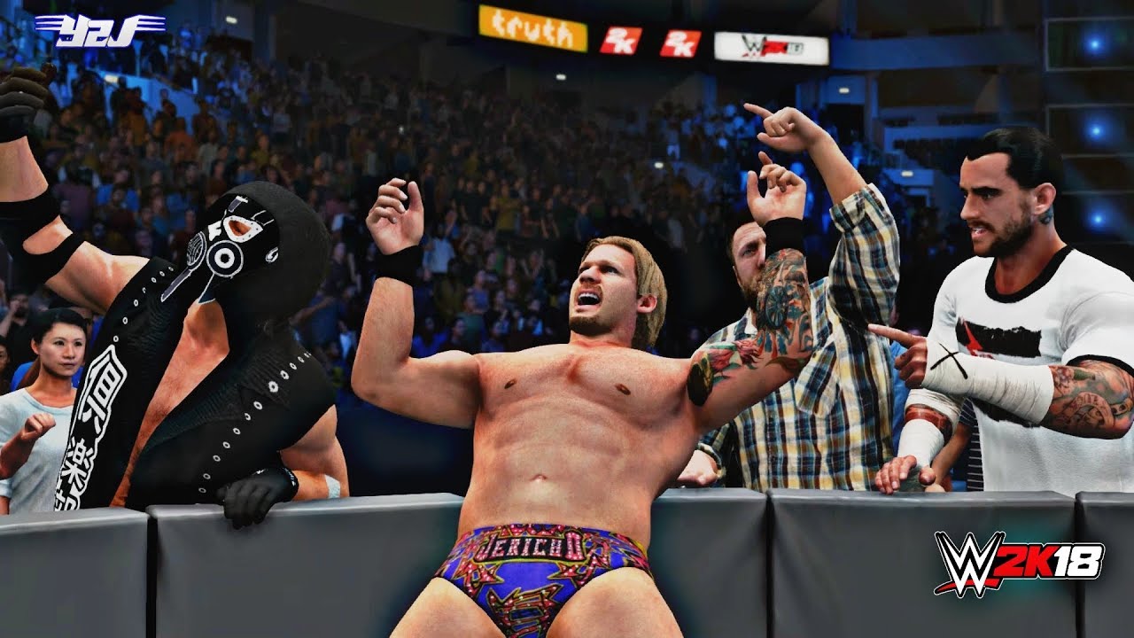 WWE 2K18: Chris Jericho 2017 Updated Hair & Attire w/ the List & Friends of Jericho! (PC Mods)
