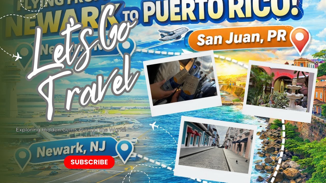 From the Snow to the Sand 🌴 NJ to Puerto Rico Travel Vlog Day 1