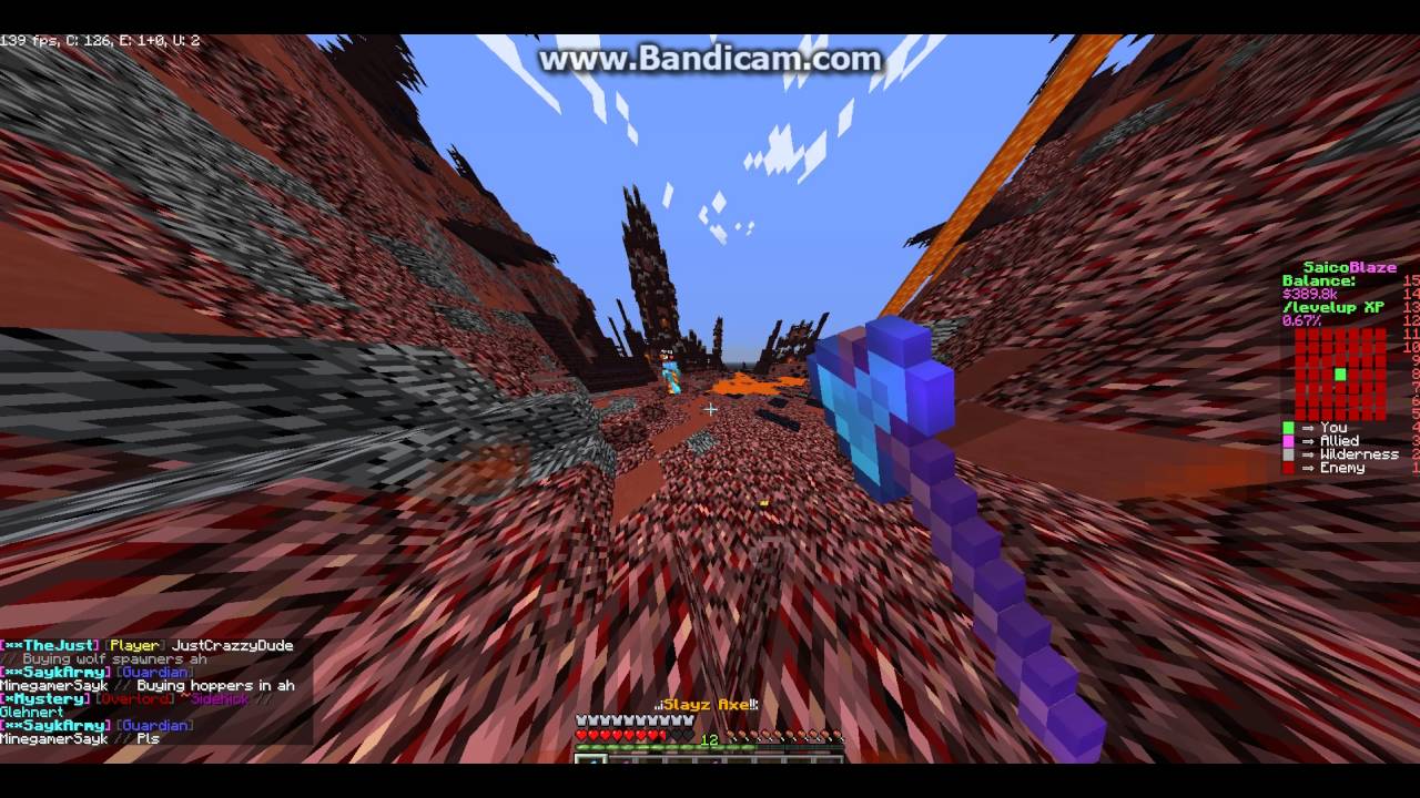 Fosq  hacking on Saicopvp  (blaze realm)