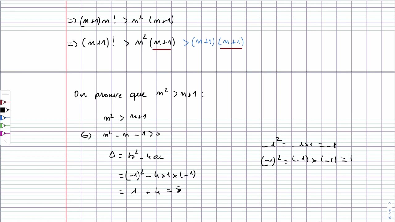 Récurrence : prouver une inégalité avec factorielle