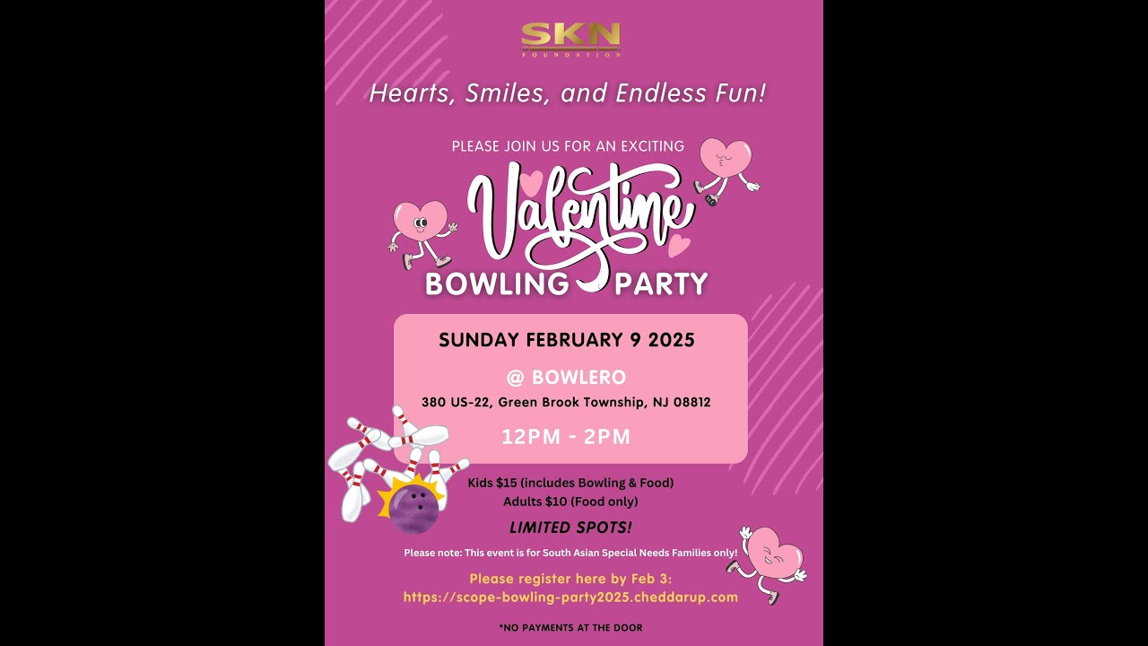 SCOPE Valentine's Bowling Party February 9, 2025