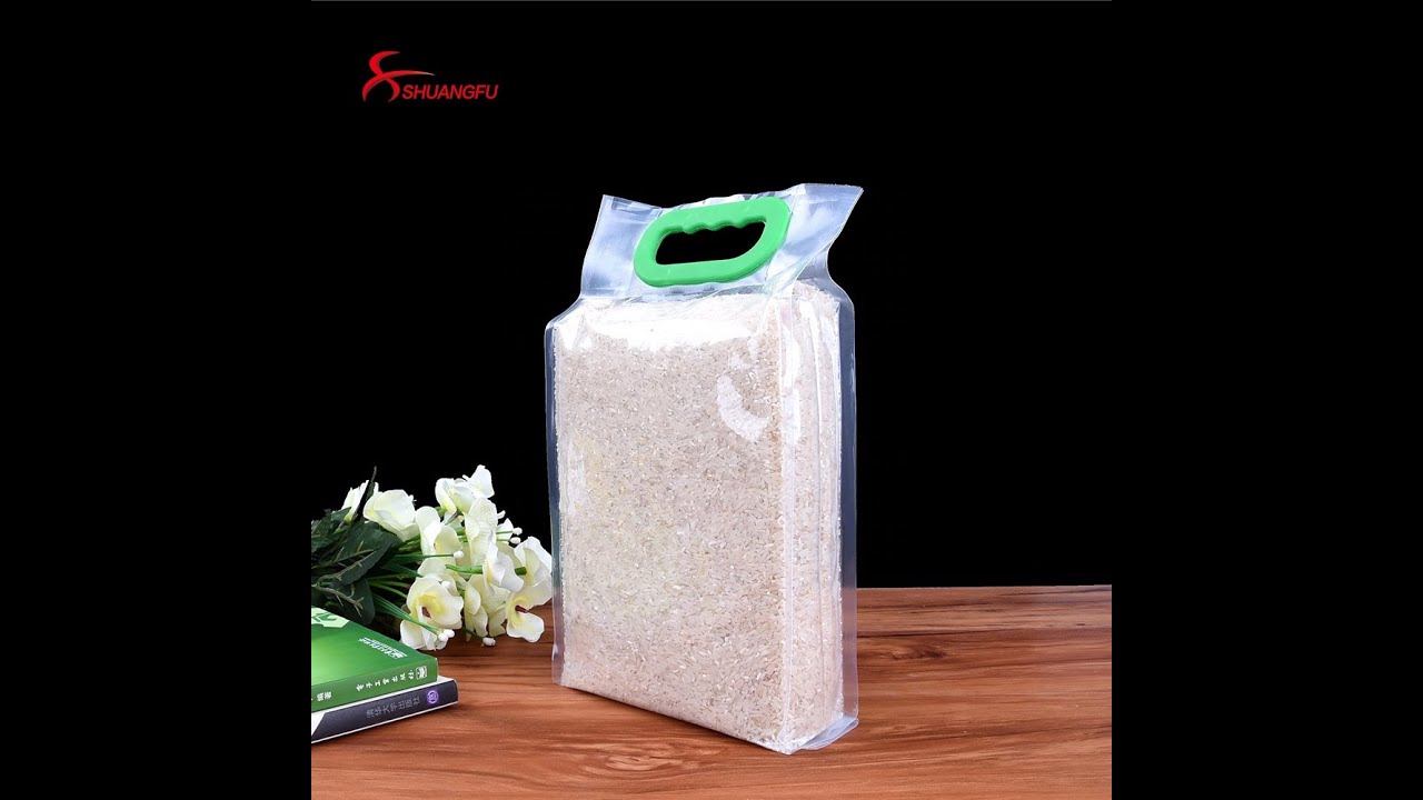 Plastic Rice Packaging Vacuum Seal Bag