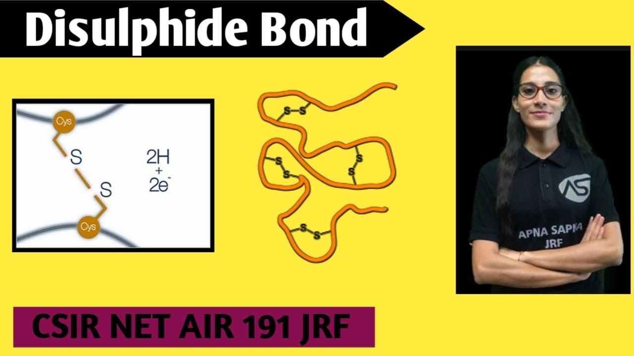 Disulphide bond || Biochemistry #apnasapnajrf #csirnetlifescience