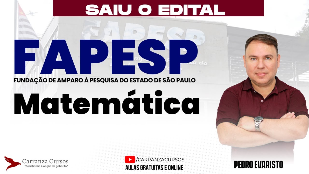 Concurso FAPESP Matemática para Concursos | Conteúdo Essencial