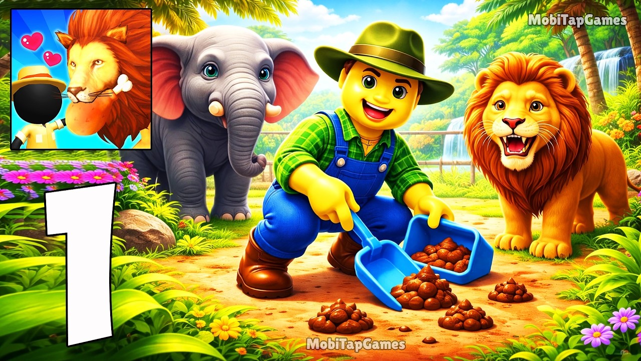 My Dream Zoo - Gameplay Walkthrough - Build and Manage Your Dream Animal Park (iOS, Android)