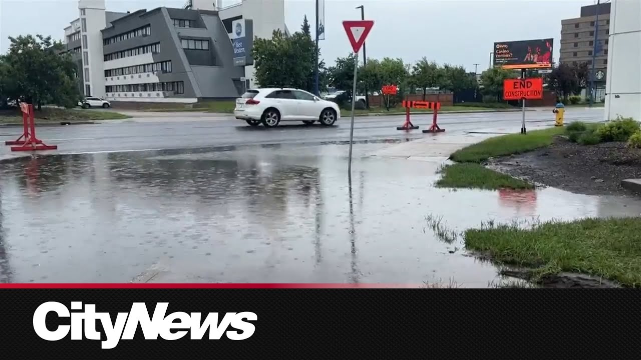 Edmonton breaks June rain record with flooding, washouts