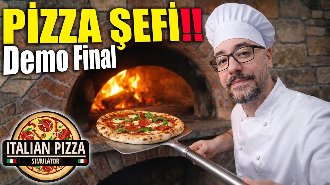 3 ÇEŞİT İTALYAN PİZZASI HAZIRLADIK !! PİZZA ŞEFİ DEMO FINAL | ITALIAN PIZZA SIMULATOR !!