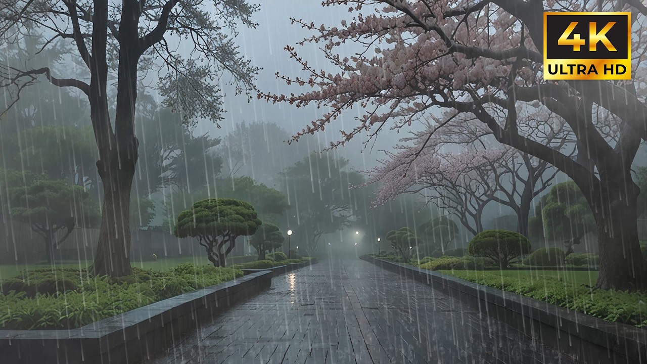 Soothing Rainfall Sounds for Deep Sleep to Fall Asleep Faster and Beat Insomnia Gently