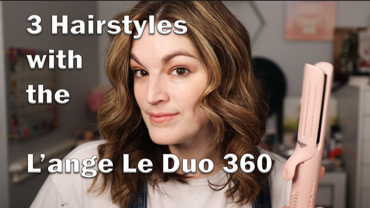 Как использовать L'ange Le Duo - 3 ПРИЧЕСКИ - пляжные волны, прямые и кудрявые