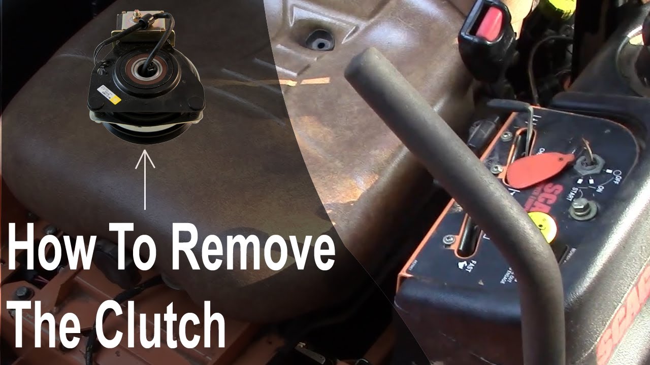 How To Remove An Electric PTO Clutch From A Scag Tiger Cat Zero Turn Mower