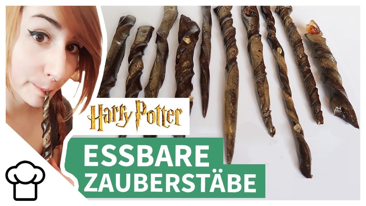Essbare Harry Potter Zauberstäbe selber machen