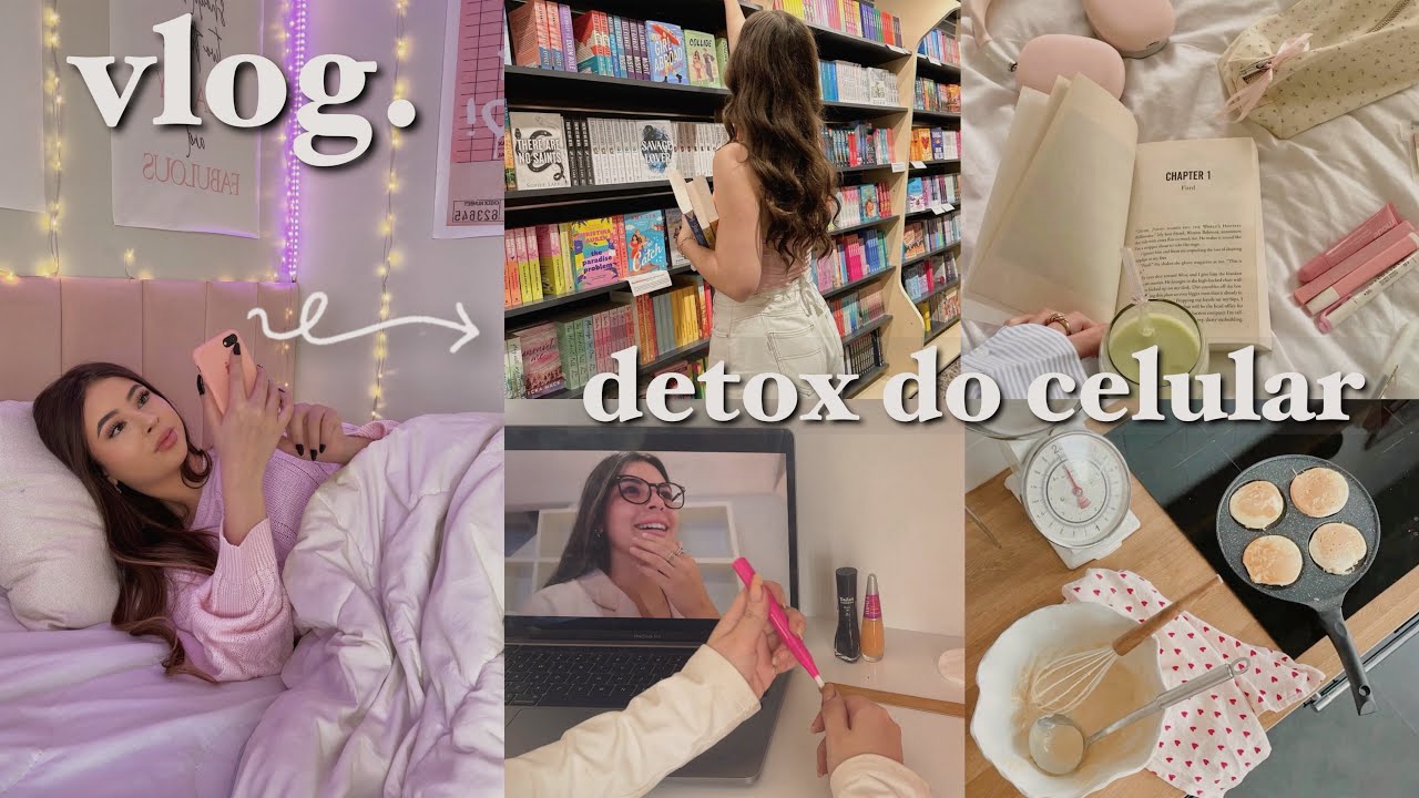 um dia sem celular: detox, vivendo a vida real, auto cuidado 💐🌟