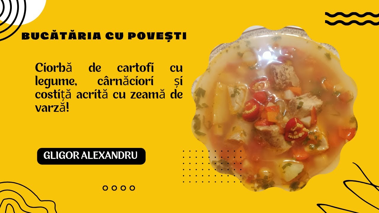 Am făcut ciorbă țărănească in bucătăria cu povești!