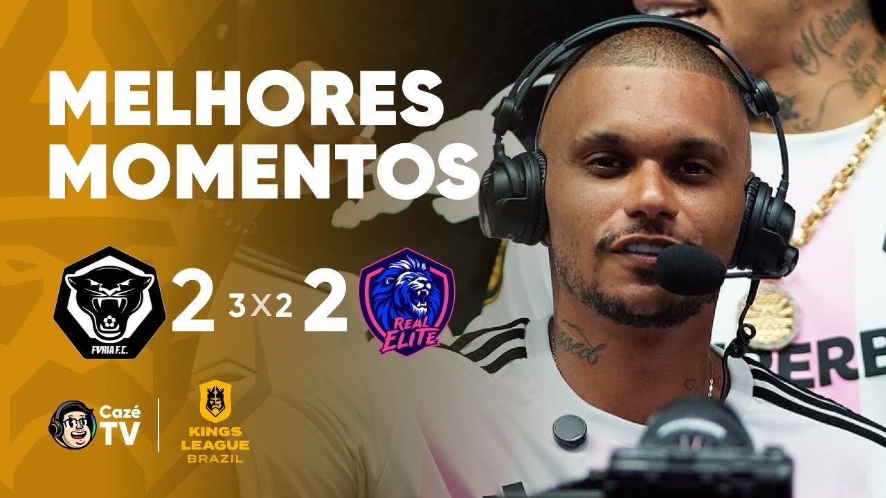 MELHORES MOMENTOS: FURIA 2(3) X (2)2 REAL ELITE | KINGS LEAGUE BRASIL | 4ª RODADA DA KINGS CUP