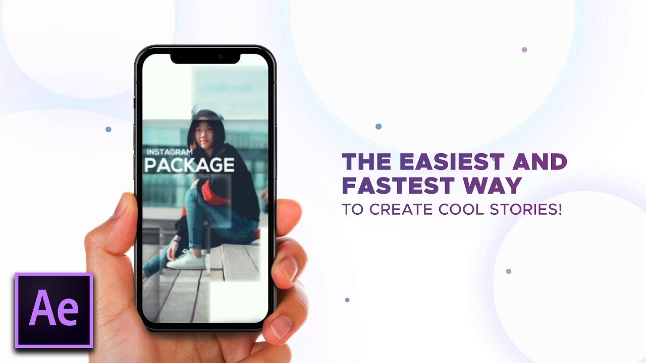 Create Instagram Stories in After Effects | Instagram Library Review