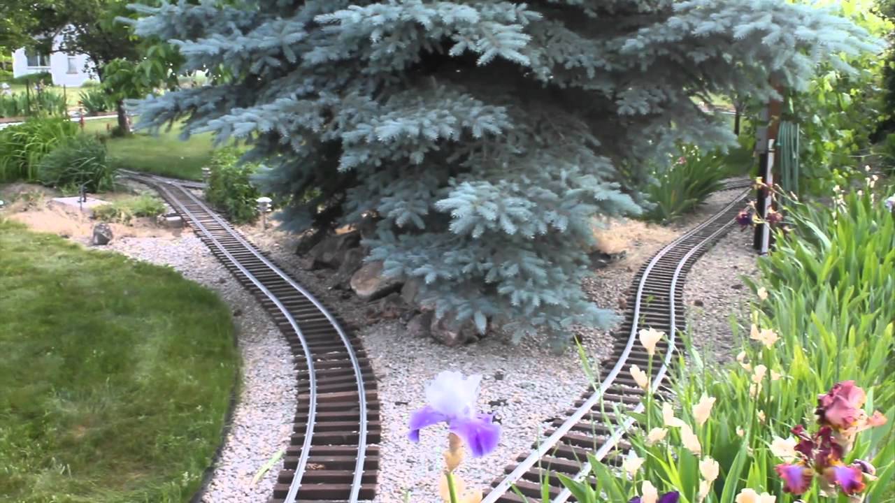 S and L Shortline backyard railroad