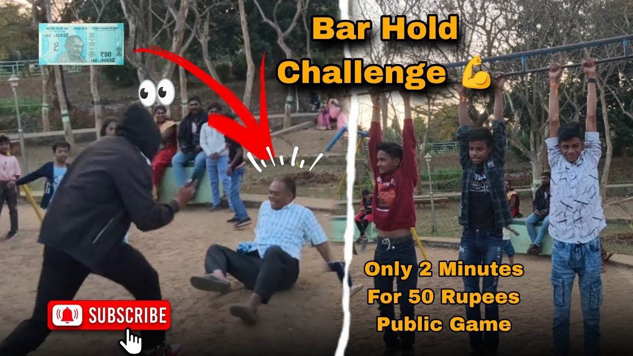 If They Hang For 2 Minutes, They'll be ₹50richer😳🤯2 मिनट लटक गए तो मिलेंगे ₹50 😱💰