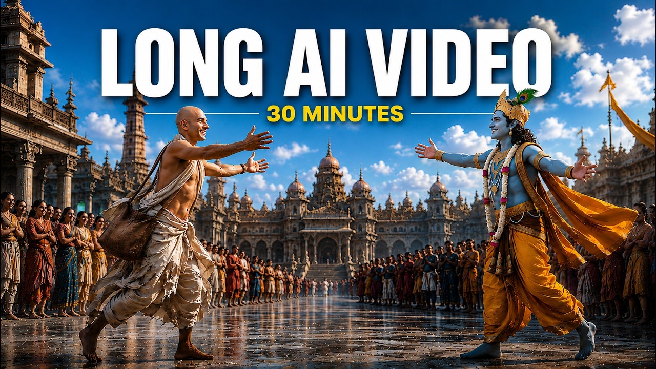 Create 30 Minute Long AI Videos for FREE Like @sarvatrahindutva | Full Workflow