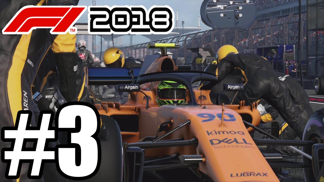 F1 2018 Career Gameplay Walkthrough Part 3 - China [4K] No Commentary