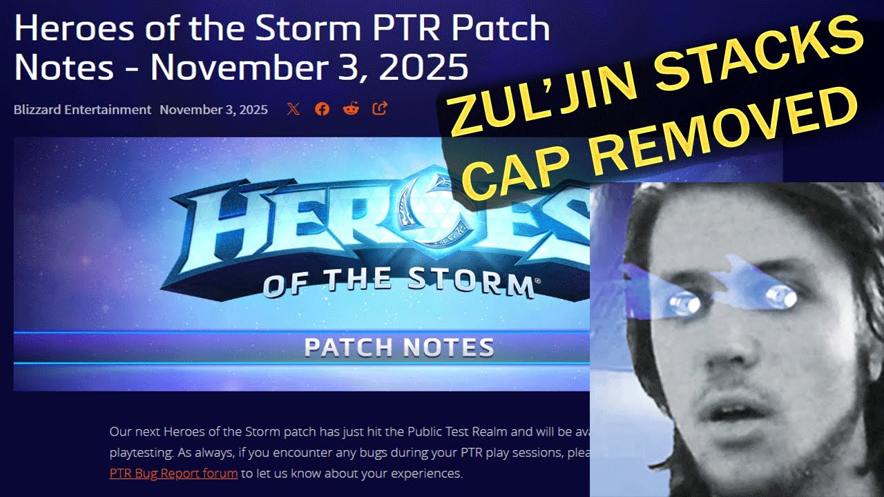 NEW QUESTS - Heroes of the storm PTR Patch November 3, 2025
